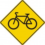 Signal avancé de passage cyclistes (droite)