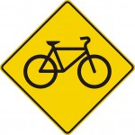 Signal avancé de passage cyclistes (gauche)