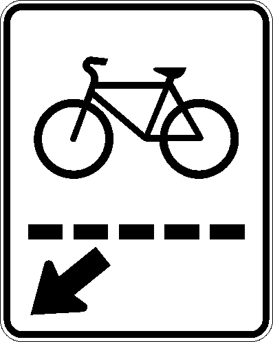 Passage cycliste (droite)