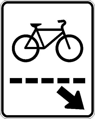 Passage cycliste (gauche)